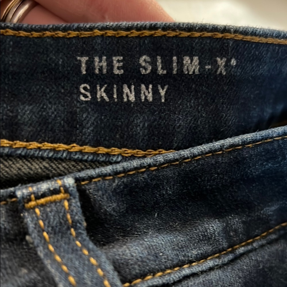 SPANX Women's Skinny Jeans in Dark Indigo - Picture 5 of 6